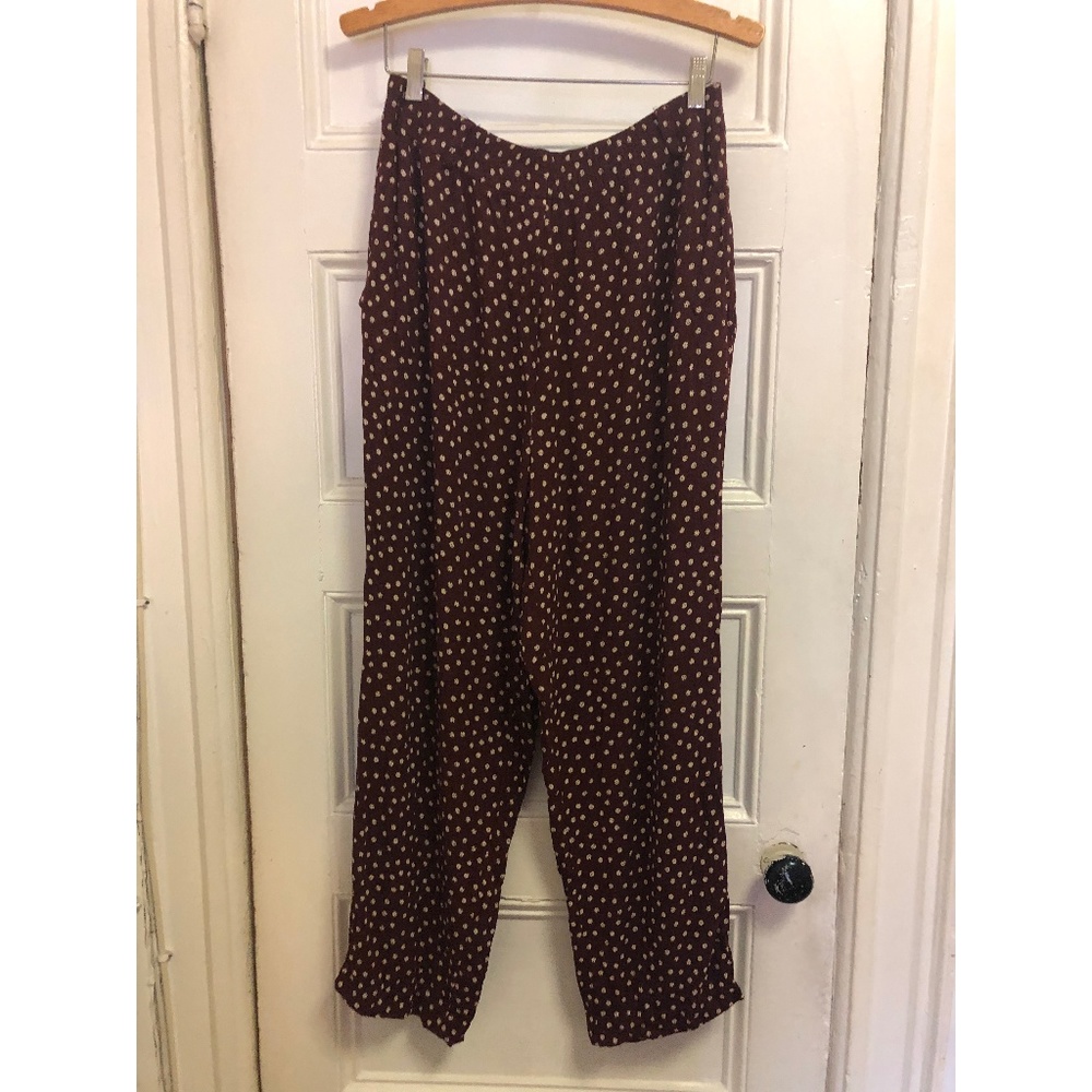 Vintage tapered pull drapey pant Sz L